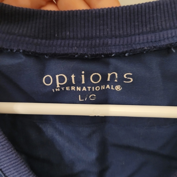 Scrubs navy blue top and pants size Large - Picture 2 of 4